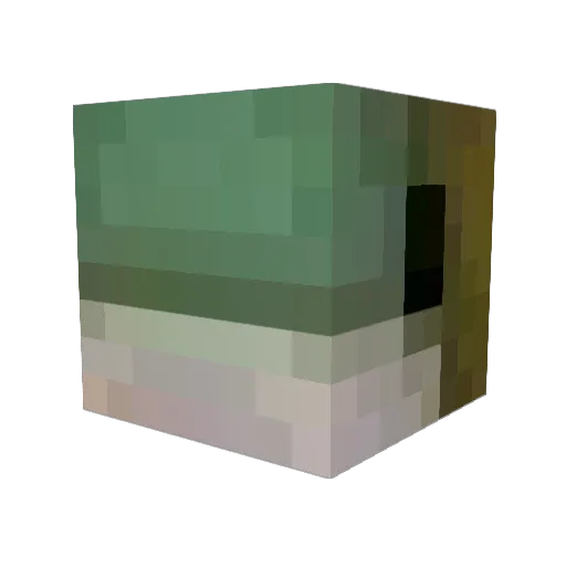 water_0tter Minecraft avatar head, 3D render