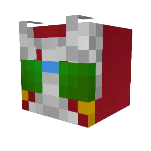 water_galaxy Minecraft avatar head, 3D render