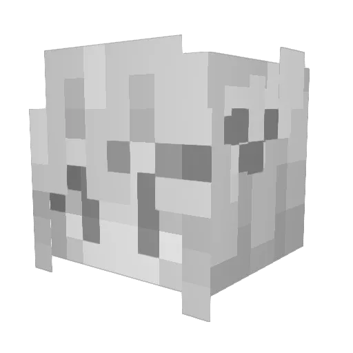 waterbottle_22 Minecraft avatar head, 3D render