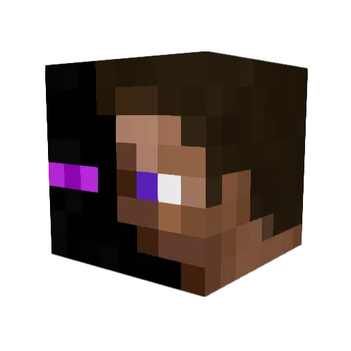 waterdee5 Minecraft avatar head, 3D render