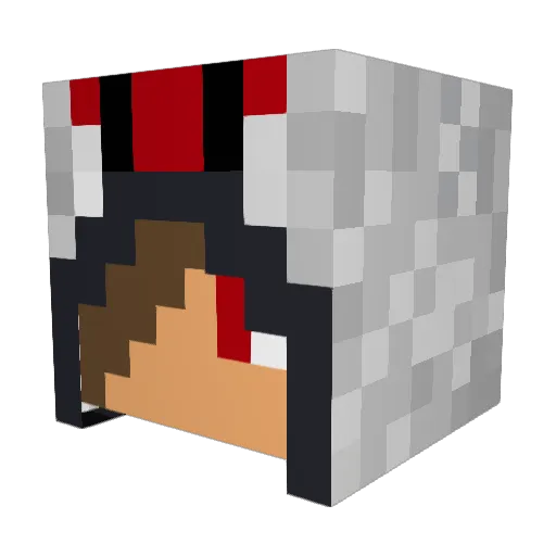 waterdude52 Minecraft avatar head, 3D render