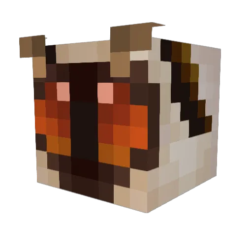 watereddowncola Minecraft avatar head, 3D render