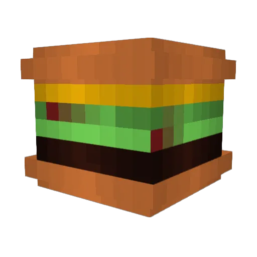 wateredni Minecraft avatar head, 3D render