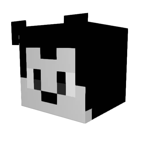 watermelon0510 Minecraft avatar head, 3D render