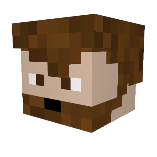 watermelon_blast Minecraft avatar head, 3D render