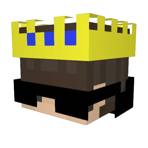 watermelonslices Minecraft avatar head, 3D render