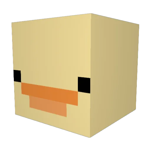 watermxlon_ Minecraft avatar head, 3D render