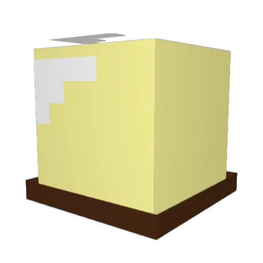 waterpyro Minecraft avatar head, 3D render