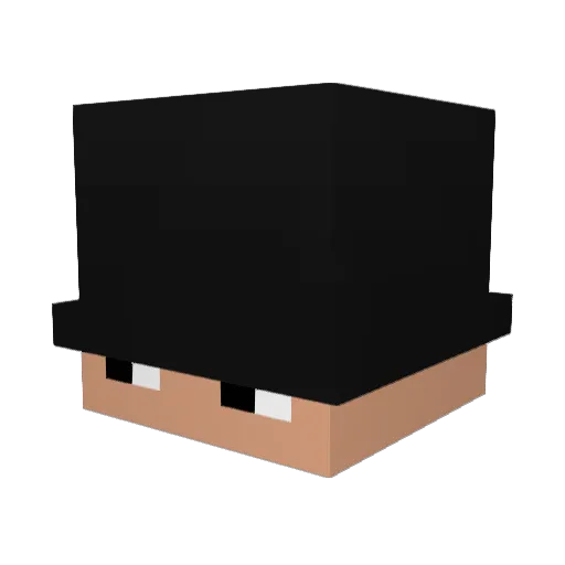waththebled Minecraft avatar head, 3D render