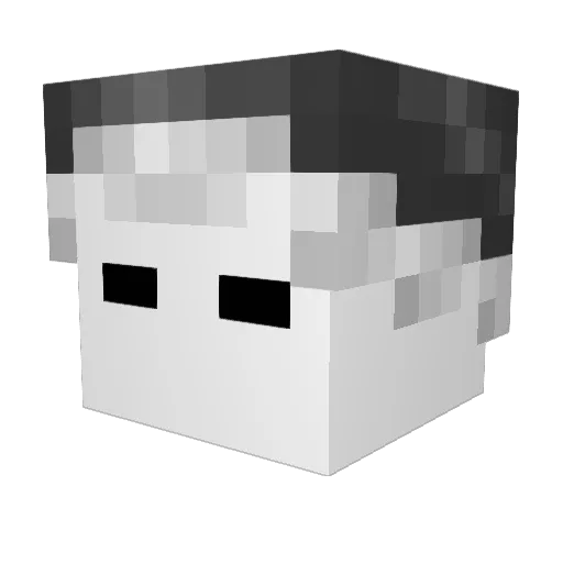 watsoldatendoen Minecraft avatar head, 3D render