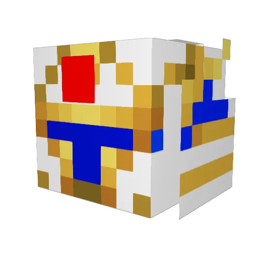 watters7 Minecraft avatar head, 3D render