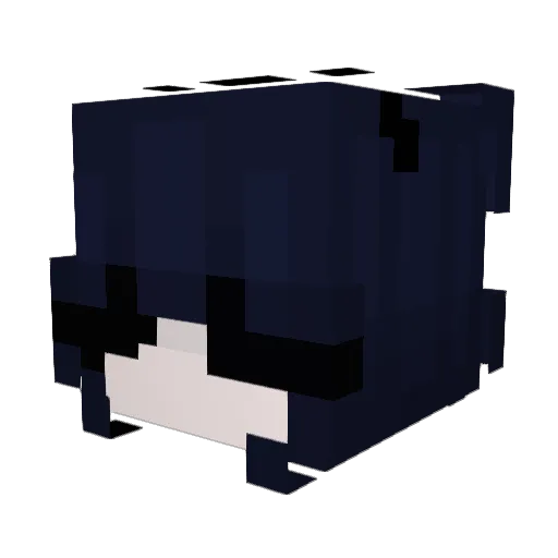 watttermelllon Minecraft avatar head, 3D render