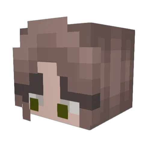 wav3yyyyyy Minecraft avatar head, 3D render