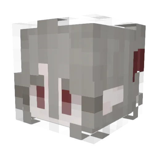 waveess Minecraft avatar head, 3D render