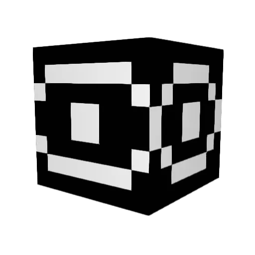 wavepods Minecraft avatar head, 3D render