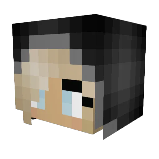 waverlyyyy Minecraft avatar head, 3D render