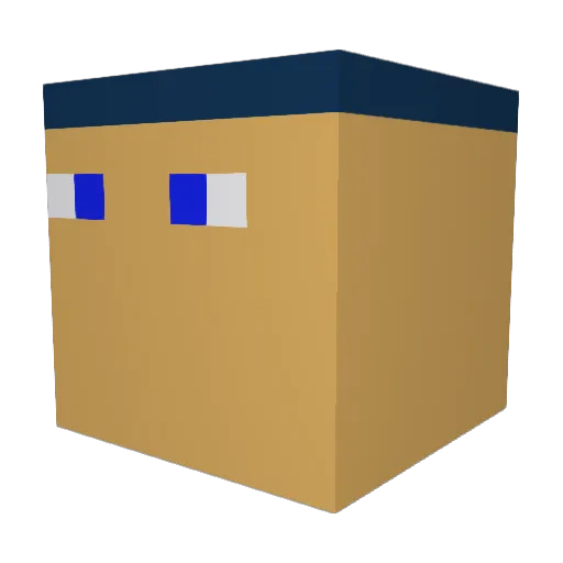 wavesthat5977 Minecraft avatar head, 3D render