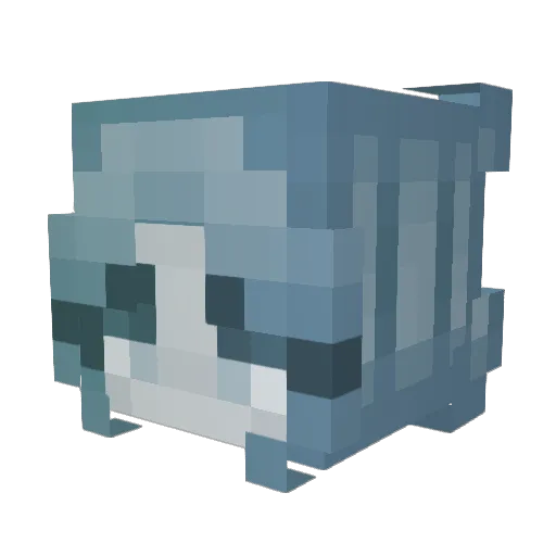 wavestxrm Minecraft avatar head, 3D render