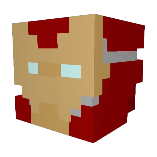 wavetheoryy Minecraft avatar head, 3D render