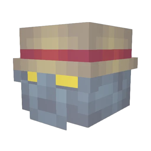 wavygodchris Minecraft avatar head, 3D render