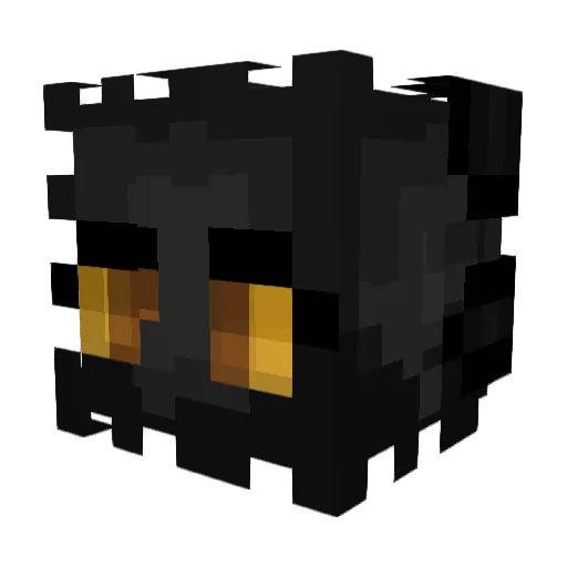 wawadism Minecraft avatar head, 3D render