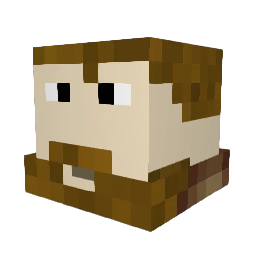 wawan999304 Minecraft avatar head, 3D render