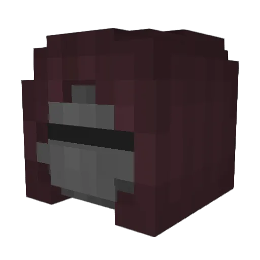 wax50797 Minecraft avatar head, 3D render