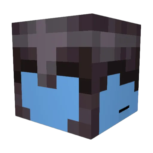 way2skilled4u10 Minecraft avatar head, 3D render