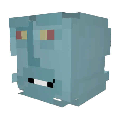 waynesie Minecraft avatar head, 3D render