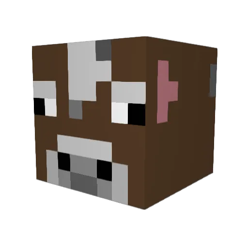 waytoboss Minecraft avatar head, 3D render