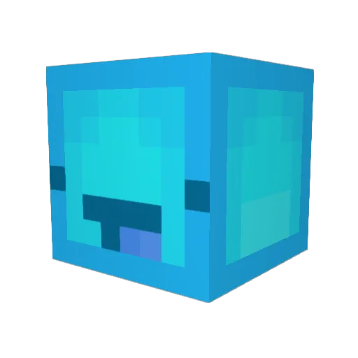 wayvant Minecraft avatar head, 3D render