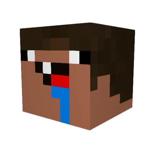 waywar1476 Minecraft avatar head, 3D render