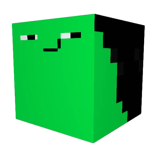 wayway101 Minecraft avatar head, 3D render