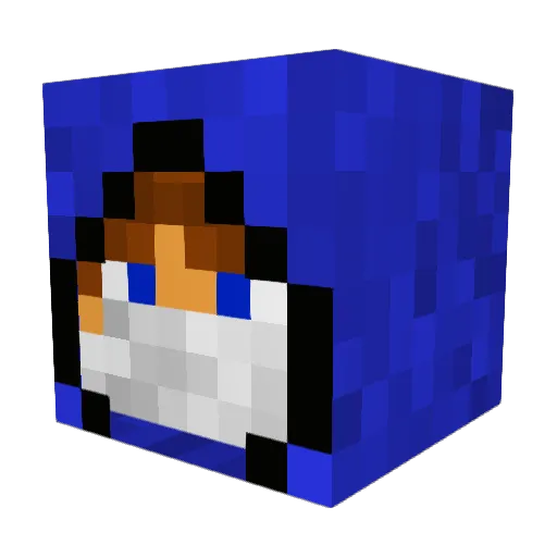 wazaboy755 Minecraft avatar head, 3D render