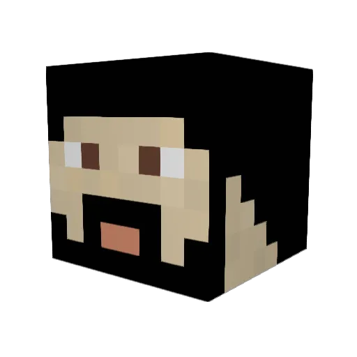 wazupdoc77 Minecraft avatar head, 3D render