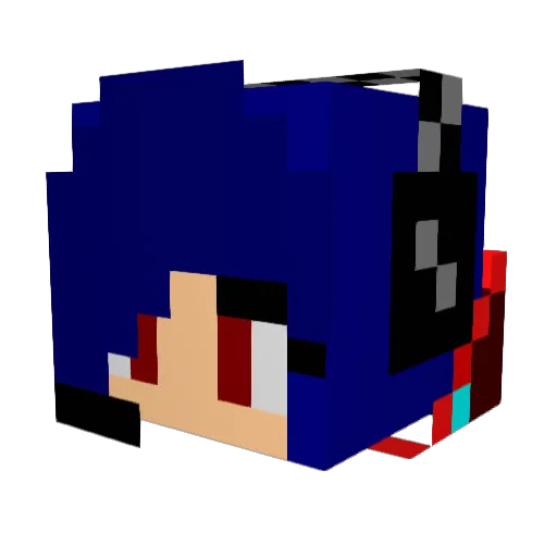 wazza1811 Minecraft avatar head, 3D render