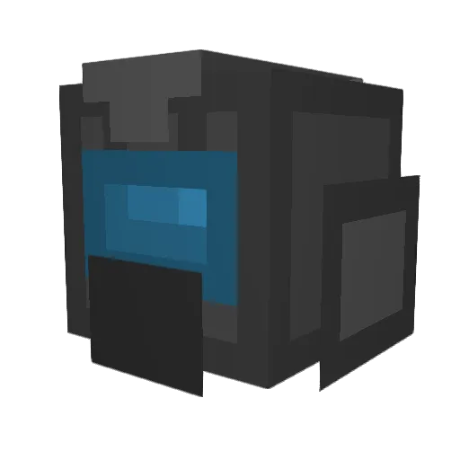 wazzupbeast Minecraft avatar head, 3D render