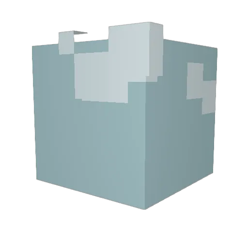 wb612 Minecraft avatar head, 3D render