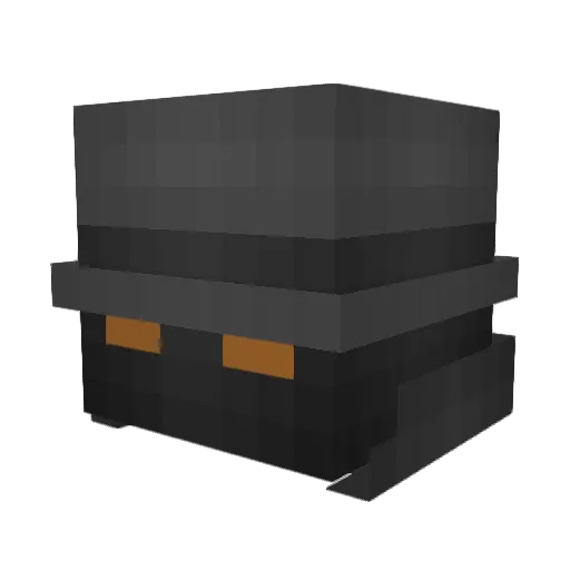 wbald Minecraft avatar head, 3D render