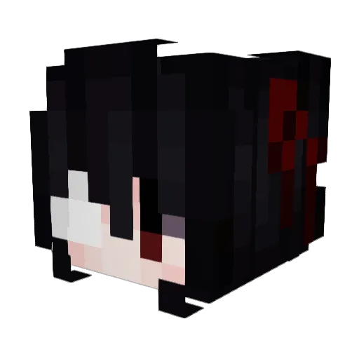wbei Minecraft avatar head, 3D render