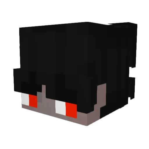 wbqst Minecraft avatar head, 3D render