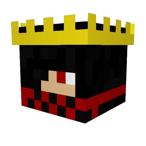 wc99man Minecraft avatar head, 3D render