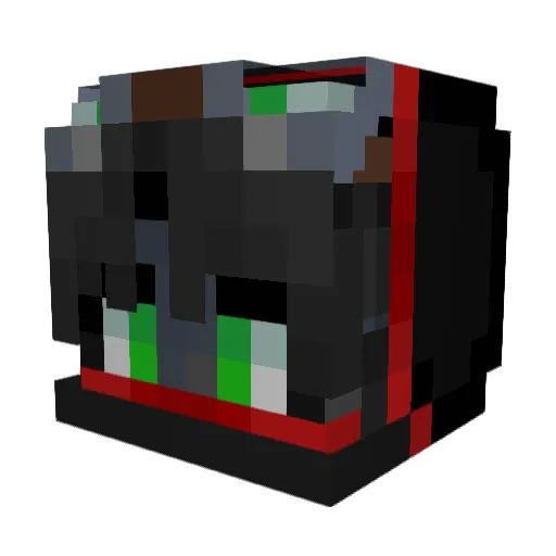wchub4 Minecraft avatar head, 3D render