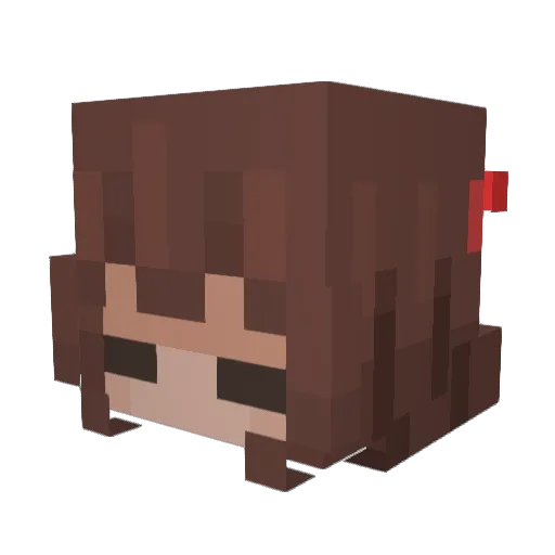 wdbarb Minecraft avatar head, 3D render
