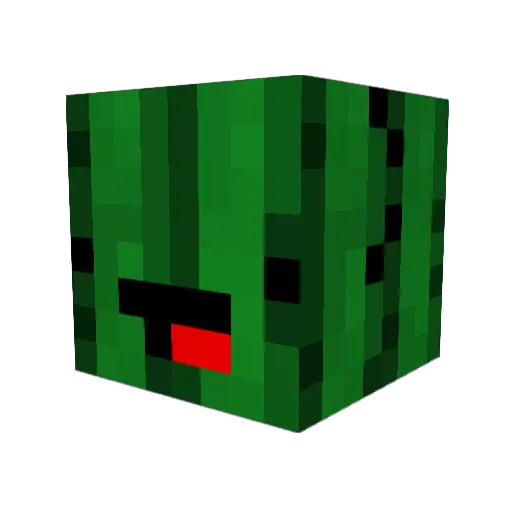 wdmegagamer Minecraft avatar head, 3D render