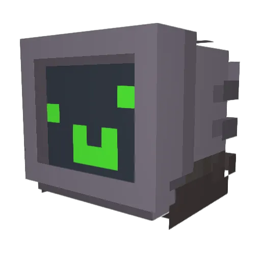 wdnday Minecraft avatar head, 3D render