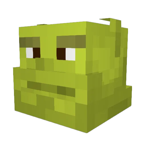 wdregen Minecraft avatar head, 3D render