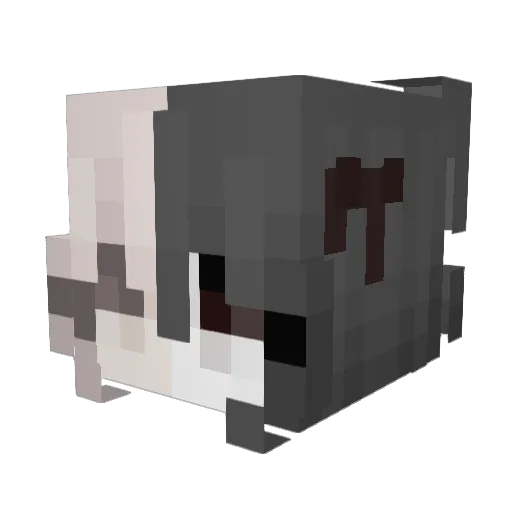 we33e3e Minecraft avatar head, 3D render