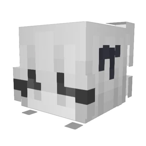 weLoveCPVP Minecraft avatar head, 3D render