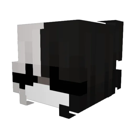 weWereUs Minecraft avatar head, 3D render